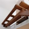 bespoke metalwork staircases, rust finish